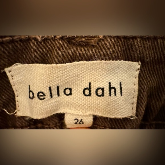 Bella Dahl Sz 26 Rowan Side Zip Pocket Pants in Brown Denim - Picture 8 of 8
